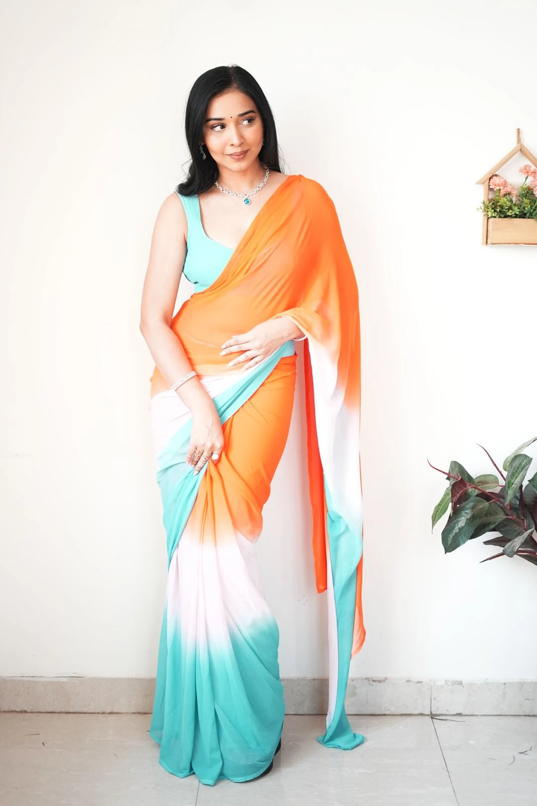 Vardan Ethnic Bt-391 Pedding Georgette Wholesale Fancy Sarees Catalog — Wholesale Sarees, MPA wholesale from Surat - Gallery Image 4